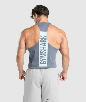 Gymshark Bold Stringer - Iron Blue